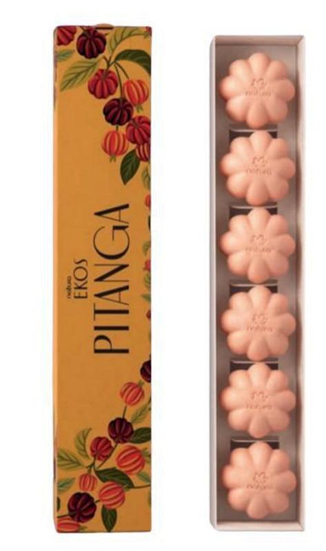 Caixa De Sabonete Ekos Pitanga Natura 6 Uni Fragrãncia Suave